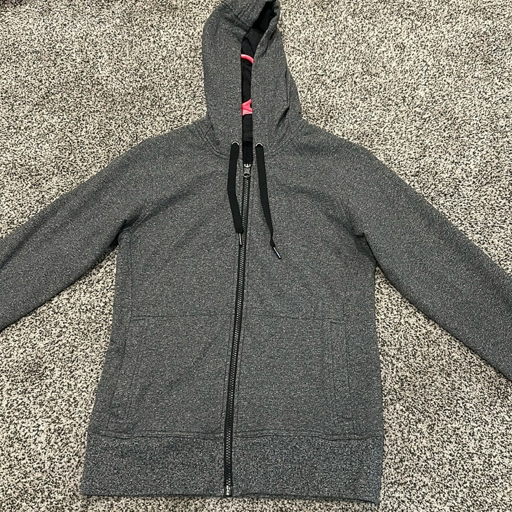 Size 4 Heather Gray Lululemon Full-Zip Hoodie